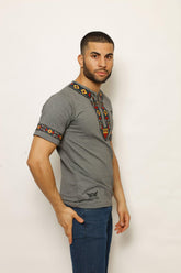 CRD GARLAND TRIBE, TSHIRT, CORADO, dark gray, men, top, tshirt, coradomoda, coradomoda.com